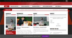 Desktop Screenshot of gimnazjumburzenin.com.pl