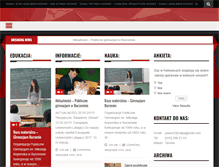 Tablet Screenshot of gimnazjumburzenin.com.pl
